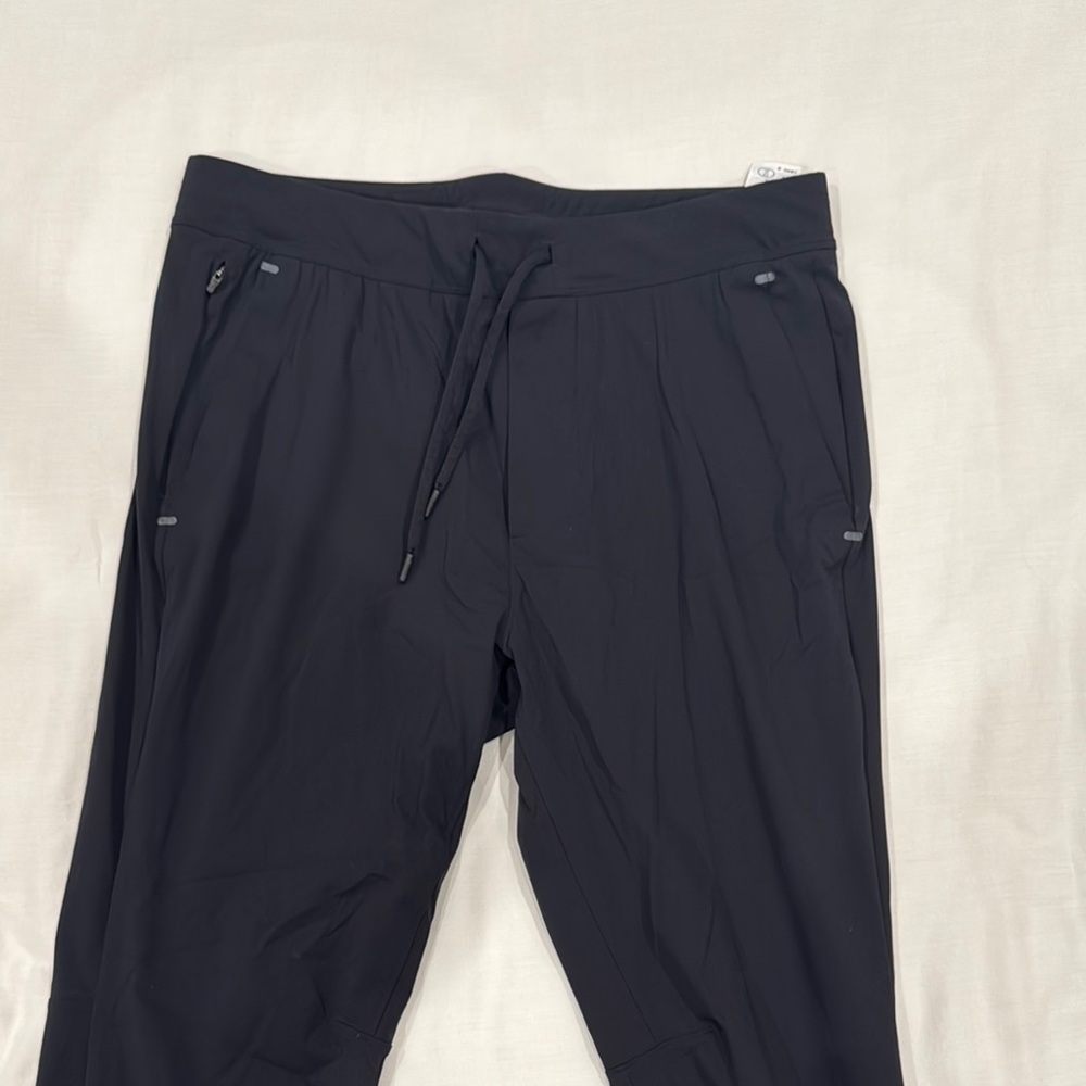 Abercrombie & Fitch Black Sweatpants Lightweight Performance Fabric